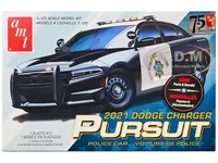 Skill 2 Model Kit 2021 Dodge Charger Pursuit Police Car 1/25 Scale Model by AMT