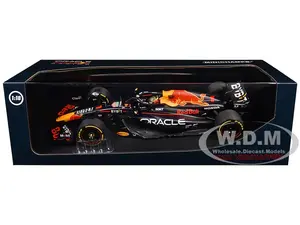 Red Bull Racing RB19 1 Max Verstappen "Oracle" Winner F1 Formula One "Abu Dhabi GP" (2023) with Driver Limited Edition to 204 pieces Worldwide 1/18 D