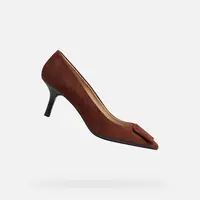 Burgundy women's pumps Geox Kleopy - Women's