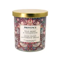 Provence Svíčka ve skle Lesní plody a cedrové dřevo 206 g