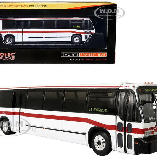 TMC RTS Transit Bus TTC Toronto "11 Bayview To Davisville STN" "Vintage Bus &amp; Motorcoach Collection" 1/87 (HO) Diecast Model by Iconic Replicas