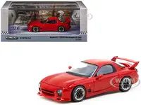 Mazda RX-7 (FD3S) Mazdaspeed A-Spec RHD (Right Hand Drive) "PRIX-ESDER" Red "Global64" Series 1/64 Diecast Model by Tarmac Works