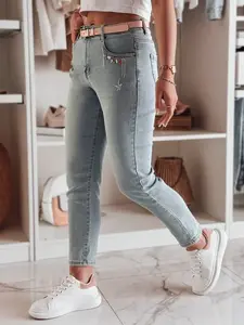 Dámske skinny rifle s ozdobami