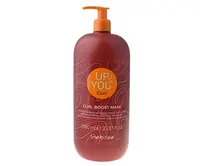 Hydratační maska pro vlnité a kudrnaté vlasy Inebrya Up To You Curl Boost Mask - 1000 ml + dárek zdarma