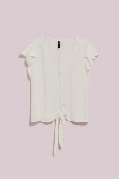 Marisse Women's Shirt L-Ko-4048 Off White