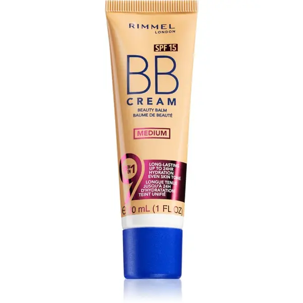 Rimmel BB Cream 9 in 1 BB krém SPF 15 odstín Medium 30 ml