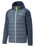 PUMA Prechodná bunda 'PackLITE'  tmavomodrá / tmavosivá
