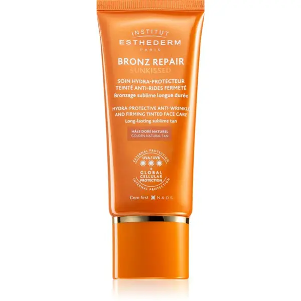 Institut Esthederm Bronz Repair Sunkissed tónovací opaľovací krém proti vráskam 50 ml