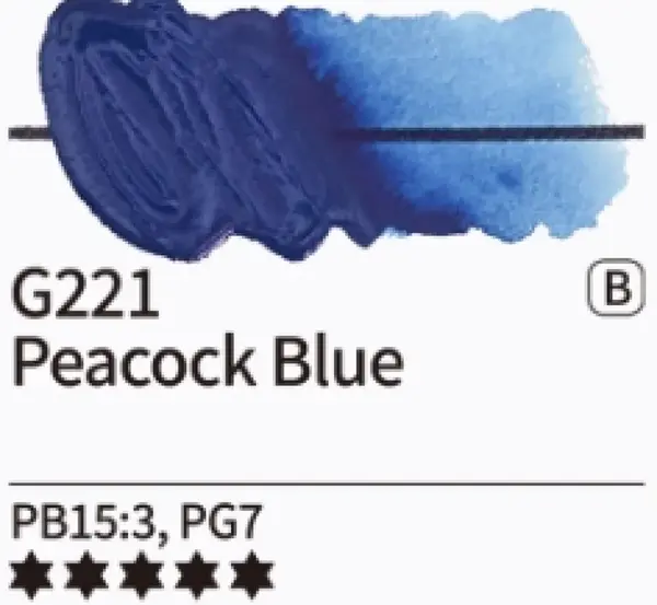 Kvašové barvy Mijello – 221 Peacock Blue