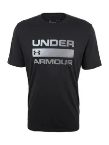 UNDER ARMOUR Funkčné tričko 'Team Issue'  čierna / strieborná