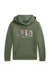 Polo Ralph Lauren mikina s kapucí dětská s bavlnou