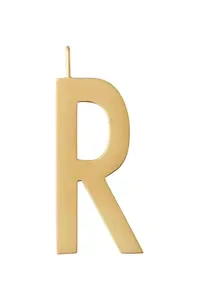 Pozlacený stříbrný přívěsek Design Letters