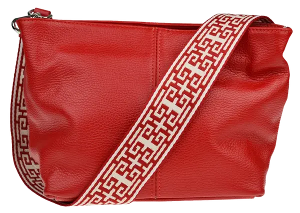 NovaKabelka.cz Batilda Rosso s přídavným popruhem III