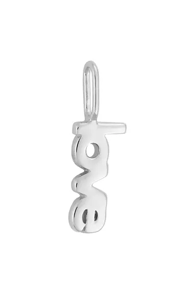 Strieborný prívesok Design Letters
