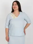 Blouse-LK-BZ-506692.32-light blue