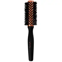 Dřevěný kulatý foukací kartáč s kančími a nylonovými štětinami Varis Boar Brush Small - 25 mm + dárek zdarma
