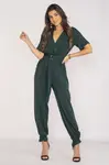 Awama Woman's Jumpsuit A660 Bottle Green