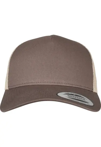 5-panelový retro Trucker 2-Tone Cap brn/khaki