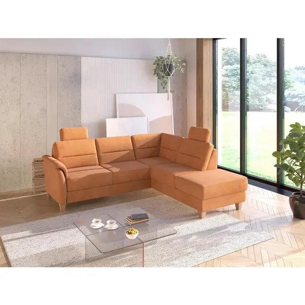 Sit & More ROHOVÁ SEDAČKA, textil, terracotta