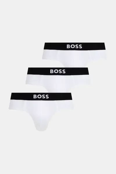 BOSS priliehavé boxerky pánske bavlnené s elastanom 3-pak