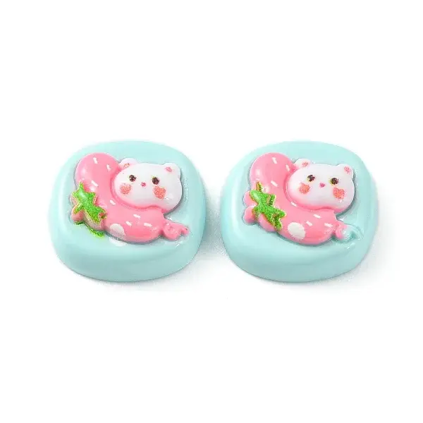 Opaque Cute Cartoon Resin Cabochons