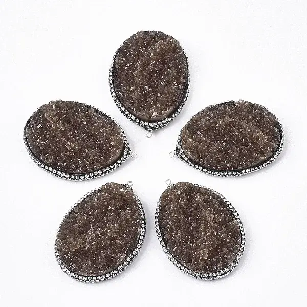 Druzy Resin Big Pendants