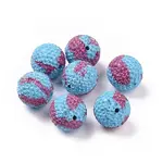 Polymer Clay Rhinestone Beads