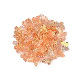 Electroplate Transparent Glass Beads