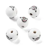 Independence Day Theme Wood European Beads