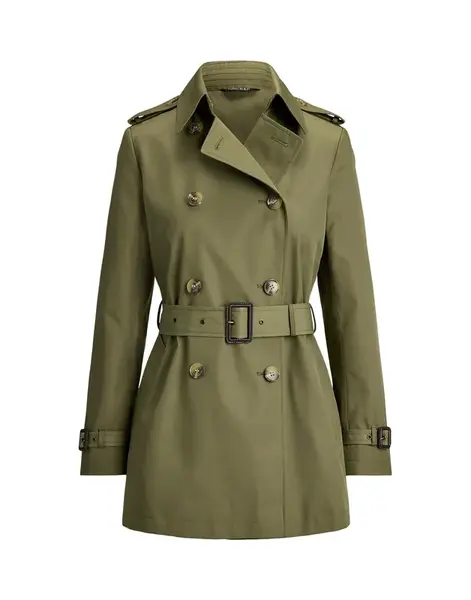 Lauren Ralph Lauren Prechodný kabát  olivová