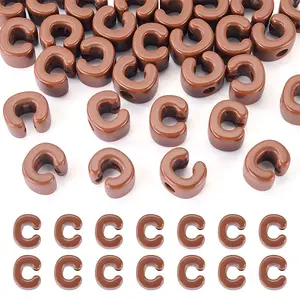 Opaque Acrylic European Beads