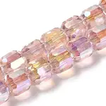 Electroplate Glass Beads Strands