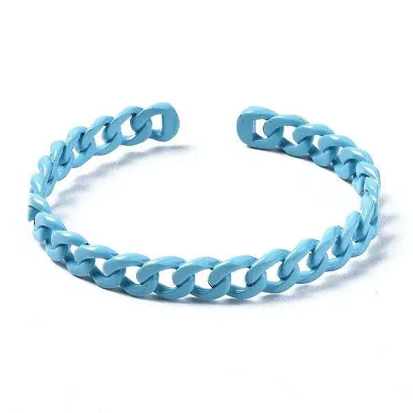 Spray Painted Brass Cuff Bangles