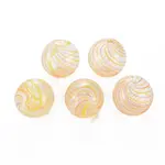 Transparent Handmade Blown Glass Globe Beads