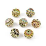 Brass Enamel Beads