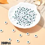 200Pcs Transparent Acrylic Beads