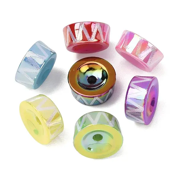 UV Plating Opaque Acrylic Beads