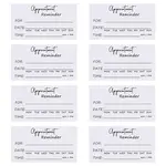 50Pcs Paper Appointment Reminder Cards