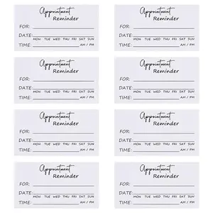 50Pcs Paper Appointment Reminder Cards