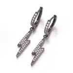 Brass Leverback Earrings