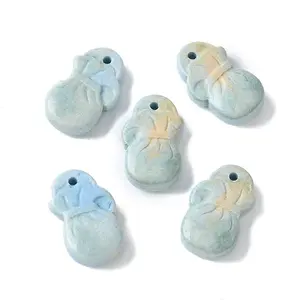 Natural Rainbow Alashan Agate Pendants