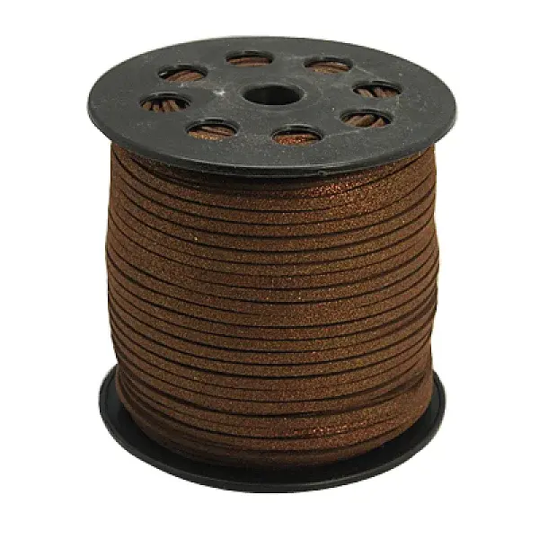 Glitter Powder Faux Suede Cord