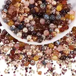 2 Bag Glass Round Beads Set