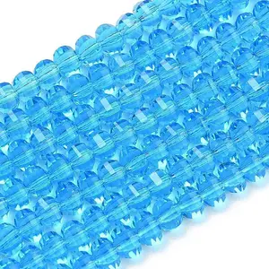 Transparent Glass Beads Strands