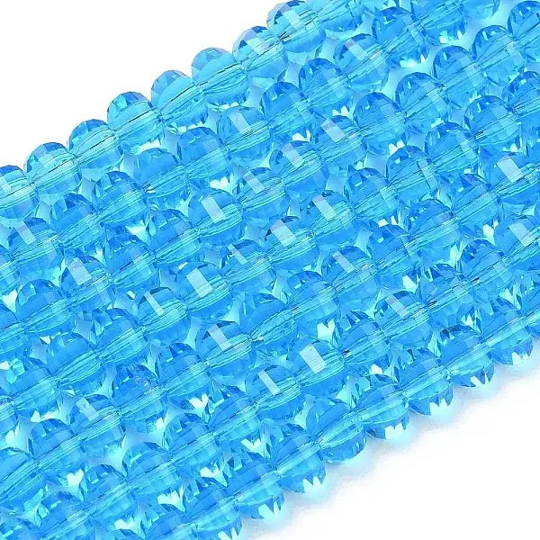 Transparent Glass Beads Strands