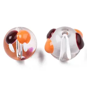 Transparent Glass Enamel Beads