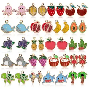 Alloy Enamel Pendants