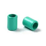 Column Rack Plating Spray Painted Alloy Beads for Jewelry Making