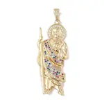 Brass Clear Cubic Zirconia Pendants