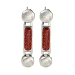 304 Stainless Steel Enamel Stud Earrings